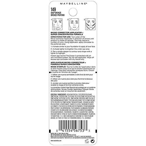 Maybelline Instant Age Rewind Eraser Dark Circles Treatment Multi-Use Concealer, 110, 1 Count (Packaging May Vary) - Image 10